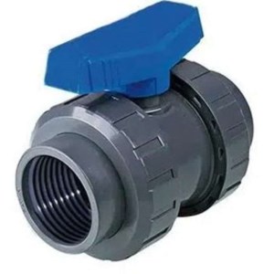شیرتوپی upvc مهره ماسوره ای دوسردنده 63 vispar