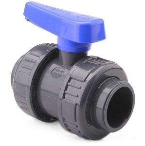 شیرتوپی upvc مهره ماسوره ای دوسردنده 75 vispar